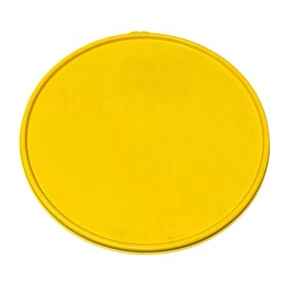 Tapa de repuesto Tupperware SOLO 1832 amarillo dorado sello redondo pestaña en T - Imagen 1 de 5