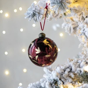 12PCS Christmas Ball Ornaments, 3" Red Glass Decorative Hanging Ball Ornaments - Picture 1 of 6