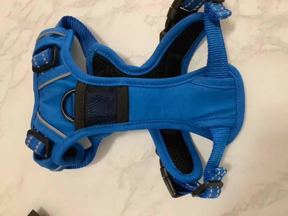 Шлейка для собак Doggie Design без дросселя | синяя накидка и застежка | размер X-Small - Изображение 1 из 4