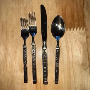 Cubiertos Gorham HACIENDA MCM 4 piezas nunca usados. - Imagen 1 de 6