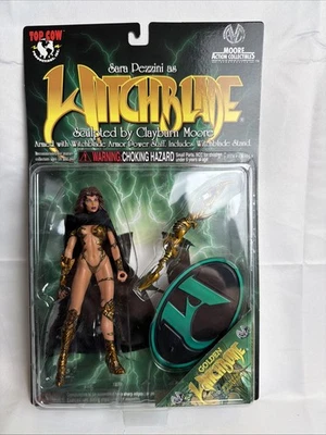 Sara Pezzini🔥Witchblade🔥Action Figure🔥 Sculpted By Clayburn Moore 🔥GREEN - Image 1 of 4