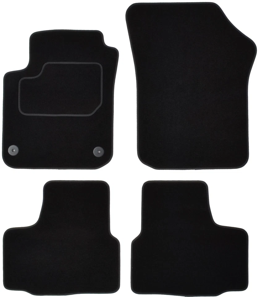 Fußmatten Set 4tlg für VW UP Seat MII Skoda Citigo passform Autoteppich ab 2011-