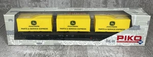 HO Scale Piko John Deere Train Flat Car W/ Load - Picture 1 of 7