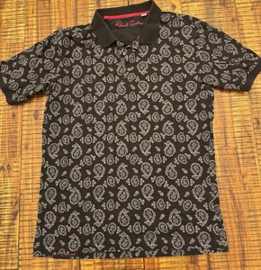 Robert Graham Polo schwarz Paisley Herren Small " - Bild 1 von 11