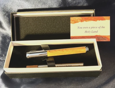 Roots & JonesBethlehem Olivewood Chrome Magnet Pen – Collectible w/ CofA - Image 1 of 4