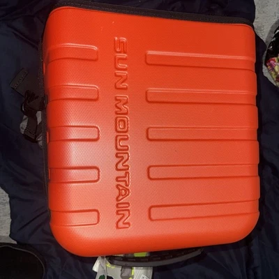 Bolsa de viagem Sun Mountain Kube golfe - Laranja com etiquetas  - Imagem 1 de 4