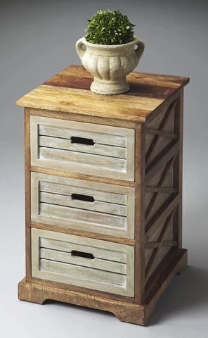 BATTERSEA PARK CHAIR SIDE CHEST - SIDE TABLE - STORAGE CHEST - FREE SHIPPING* Cover
