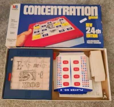 1981 VINTAGE MB GAMES CONCENTRATION BOARD GAME 24th EDITION  - Image 1 of 4