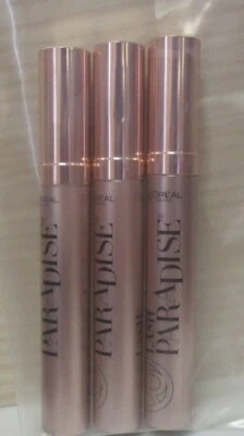 Loreal Real Voluminous Lash Paradise Mascara Black 3 Pack Full Size - Image 1 of 3