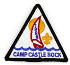 1989 Camp Castle Rock Four Lakes Council Patch Wisconsin Boy Scouts BSA WI Boat