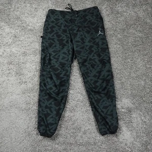Nike Golf Joggers Mens 38 Air Jordan Geometric Print Drawstring Windbreaker XL - Picture 1 of 10