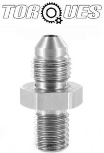 AN-4 ( 4AN AN04 ) M10x1.5 Metric Stainless Steel Adapter - Picture 1 of 2