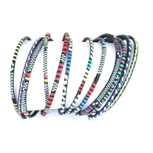 Africa Woven Tuareg Bracelet Mixed Colors Package of 12 - Picture 1 of 3