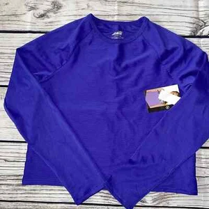 (18) AVIA XXL Girls Performance Shirt Top Black Dance Activewear Long Sleeve - Picture 1 of 4