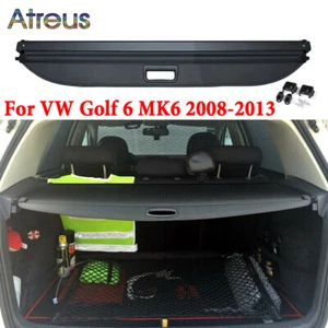For VW Golf 6 MK6 2008-2013 Rear Trunk Cargo Cover Privacy Curtain Shield Shade - Picture 1 of 4