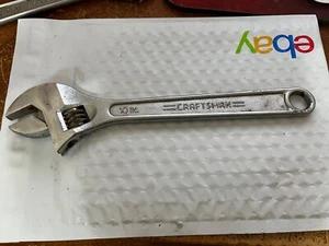 Vintage Craftsman 10" Adjustable Wrench 44604 - Picture 1 of 2