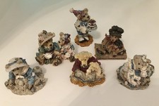 Set of 6 1990’s Collectable Boyds Bears Figurines