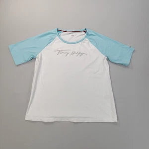 Tommy Hilfiger Shirt Womens Large White Casual Outdoors Lightweight Ladies - Picture 1 of 9