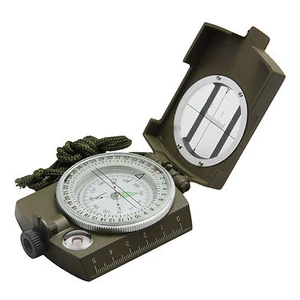 Brújula militar Eyeskey supervivencia senderismo campamento ejército bolsillo militar camuflaje - Imagen 1 de 8