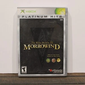 The Elder Scrolls III: Morrowind Platinum Hits Edition Microsoft Xbox , 2002 - Picture 1 of 5