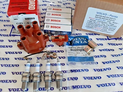 Volvo Penta AQ120 AQ125 AQ131 AQ140 AQ145 AQ151 Kit de afinación Tapa, rotor, + enchufes Foto 1 de 3