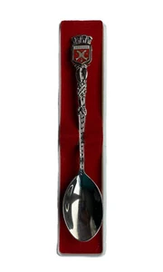 Collectible spoon / common coat of arms of Senones / silver metal / 11.6 cm - Picture 1 of 3