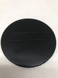 Norfolk Southern Railroad Stripe Horse Logo Leather Coaster RR Train 4” Dia - Picture 1 of 3