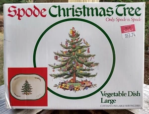 Plato vegetal grande SPODE ÁRBOL DE NAVIDAD - Imagen 1 de 3
