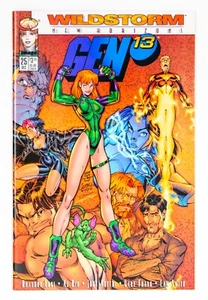 Gen13 #25 (1997 Image/Wildstorm) J. Scott Campbell Wraparound Cover! NM- - Picture 1 of 3