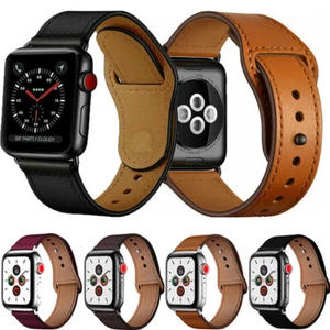 Genuine Leather Band iwatch Strap For Apple Watch Series 8 7 6 5 4 3 SE 38/45mm - Picture 1 of 15
