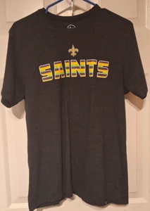 Camiseta New Orleans Saints Mardi Gras Colores Marca 47 Para Hombre Mediana Negra - Imagen 1 de 5