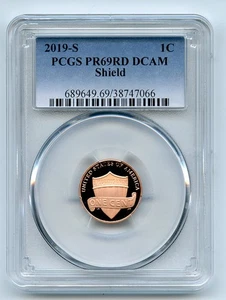 2019 S 1C Lincoln Cent PCGS PR69DCAM - Picture 1 of 1