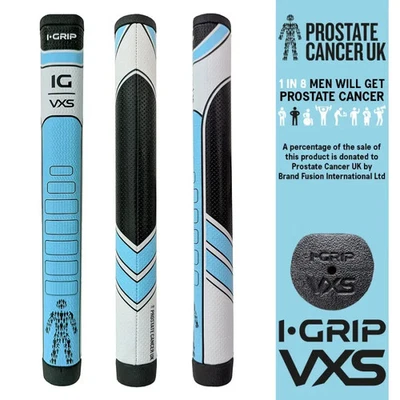 iGrip VXS Putter Grip - Straight Oversized - Prostate Cancer UK + FREE Grip Tape - Image 1 of 3