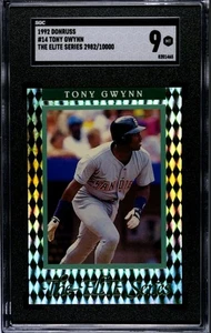 1992 Donruss The Elite Series #14 Tony Gwynn SN #/10000, SGC 9 - Bild 1 von 2