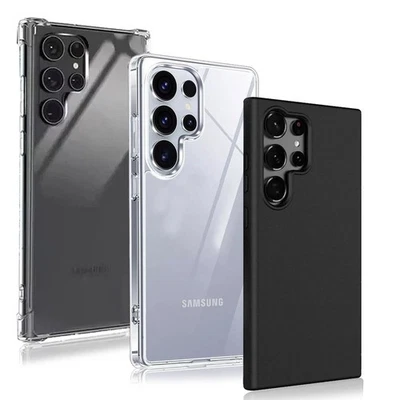 Case For Samsung S25 Fe S24 S10 Ultra Plus A17 A36 A56 J7 5G Note Silicone Cover - Image 1 of 4