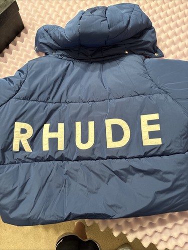 Giacca imbottita con logo Rhude taglia S [nuova con etichette]