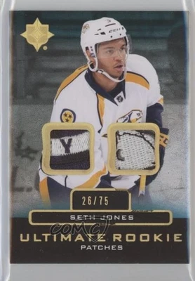 2013-14 Ultimate Collection Rookie Jerseys 26/75 Seth Jones #URJ-SJ Patch RC - Image 1 of 3