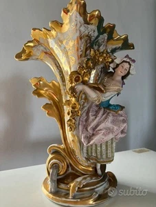 Vaso Porcellana Luigi Filippo antico - Foto 1 di 6