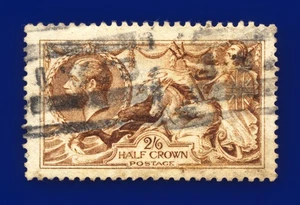 1915 SG406 2s6d Amarillo Pálido-Marrón De La Rue N64 (7) Buen Usado Gato £275 días - Imagen 1 de 3