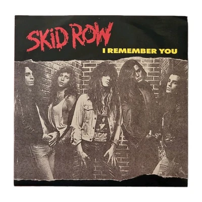 SKID ROW "I Remember You/Makin A Mess" RARE 1989 AUSSIE PICTURE SLEEVE 7" SINGLE - Image 1 of 3
