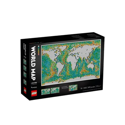 Lego World Map - Image 1 of 2