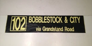 Hereford Hopper Vintage Bus Blind (36")- 102 Bobblestock Via Grandstand Road - Picture 1 of 1