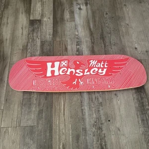 Matt Hensley H-Street King Size Skateboard Deck Special Edition Yellow/Red - Picture 1 of 8