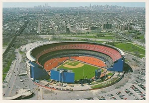 MLB New York Mets & NFL New York Jets Shea Stadium Postcard - Prime Aerial View! - Picture 1 of 2