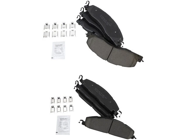 Juego de pastillas de freno de cerámica TRQ para Dodge Ram 3500 2009-2010 51BMVN Foto 1 de 1