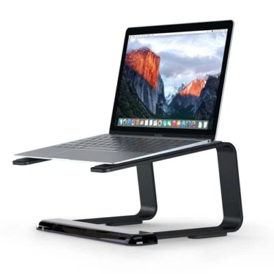 COMPUTADORA PORTÁTIL GRIFFIN ELEVADOR MACBOOK/MACBOOK SOPORTE AÉREO - NEGRO/CLARO Foto 1 de 4