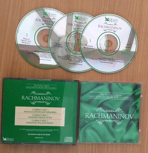 🌟READERS DIGEST🌟3XCD SET🌟RACHMANINOV🌟CLASSICAL MUSIC🌟UK🇬🇧SELLER🌟 - Picture 1 of 10