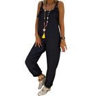 Womans Ladies Overalls Dungarees Tops Loose Baggy Jumpsuit Playsuit Trousers New