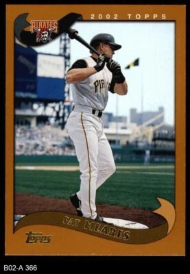 2002 Topps #366 Pat Meares Pirates 8 - NM/MT - Image 1 of 2