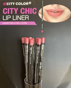 CITY COLOR CITY CHIC Precision LIP LINER NEW Sealed! COTTON CANDY Lot Of 5 - Picture 1 of 2